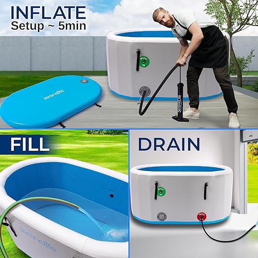 Cold Plunge Recovery System (150-Gallon Therapy Tub)