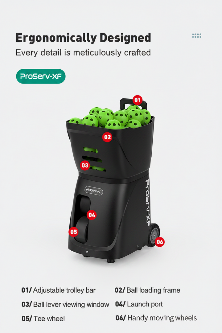 ProServ-XF (Xtra Fast) PickleBall Machine