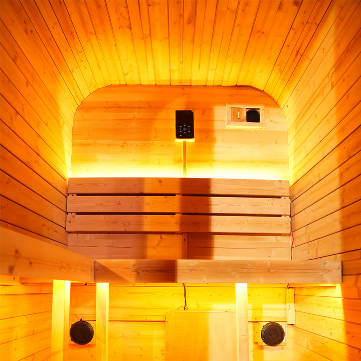 Outdoor Infrared Cube Sauna (2-Person System)