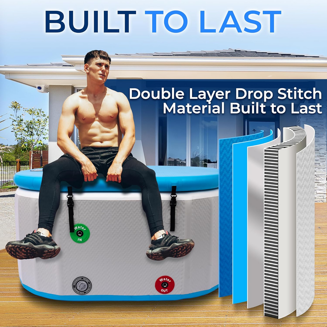 Cold Plunge Recovery System (150-Gallon Therapy Tub)
